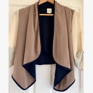 High and Low Cropped Blazer